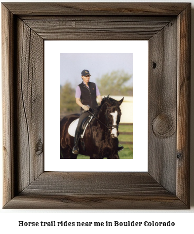 horse trail rides near me in Boulder, Colorado